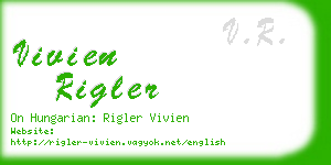 vivien rigler business card